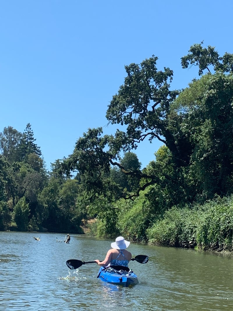 Milliken paddle forest solo girl hat