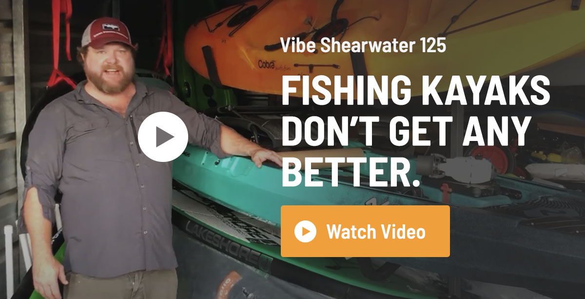 Vibe Shearwater 125 Fishing Kayak Review